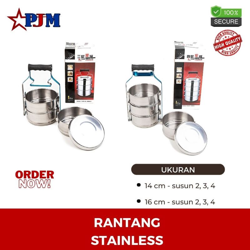 Jual Rantang Stainless Cm Koli Isi Pcs Shopee Indonesia