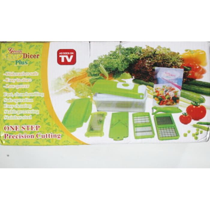 Jual Pemotong Full Set Genius Nicer Dicer Plus One Step Precision