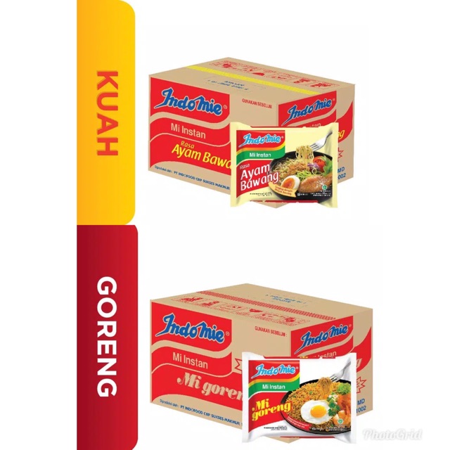 Jual Indomie Kuah Indomie Goreng Dus Isi Bungkus Shopee Indonesia