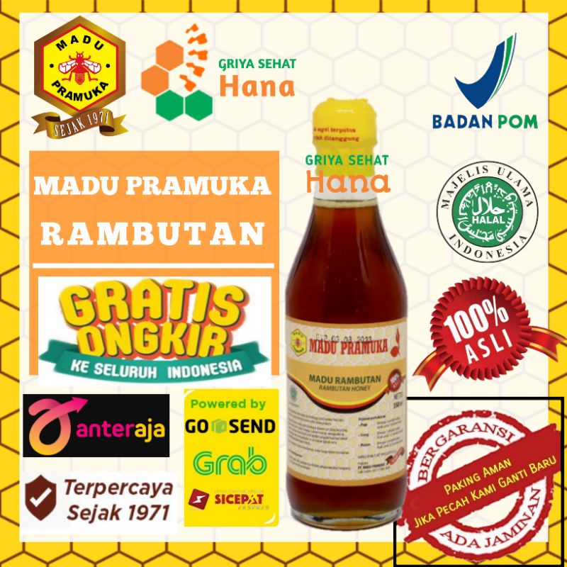 Jual Madu Pramuka Asli Madu Rambutan Ml Shopee Indonesia