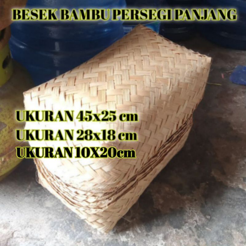 Jual TUMBU BESEK BAMBU PERSEGI PANJANG Shopee Indonesia