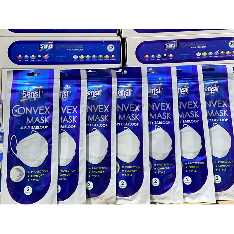 Jual Masker Sensi Convex Dewasa Ply Sachet Isi Pcs Sensi Convex Mask