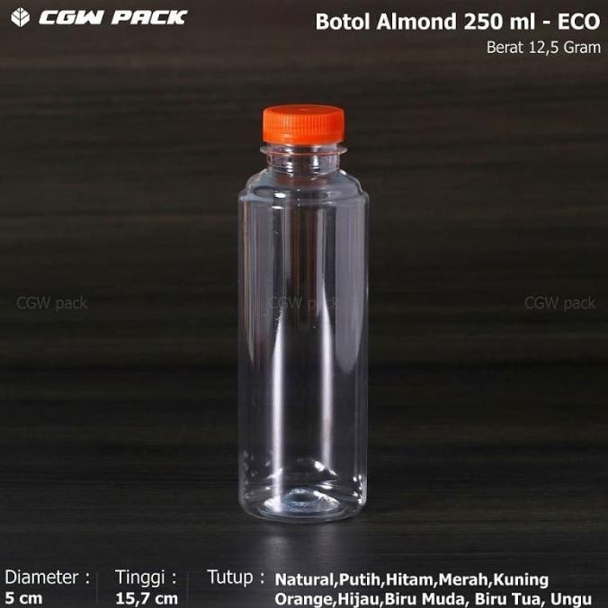 Jual Botol Plastik Ml Almond Botol Plastik Almond Ml Shopee