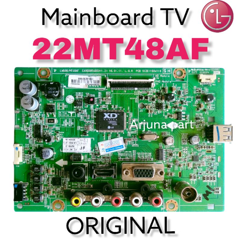 Jual Mainboard TV LG 22MT48AF MB Tv LG 22MT48AF MB LG 22MT48 MB