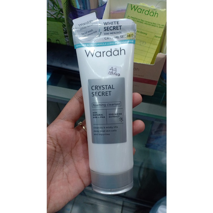 WARDAH CRYSTAL SECRET FOAMING CLEANSER 100 ML Shopee Indonesia