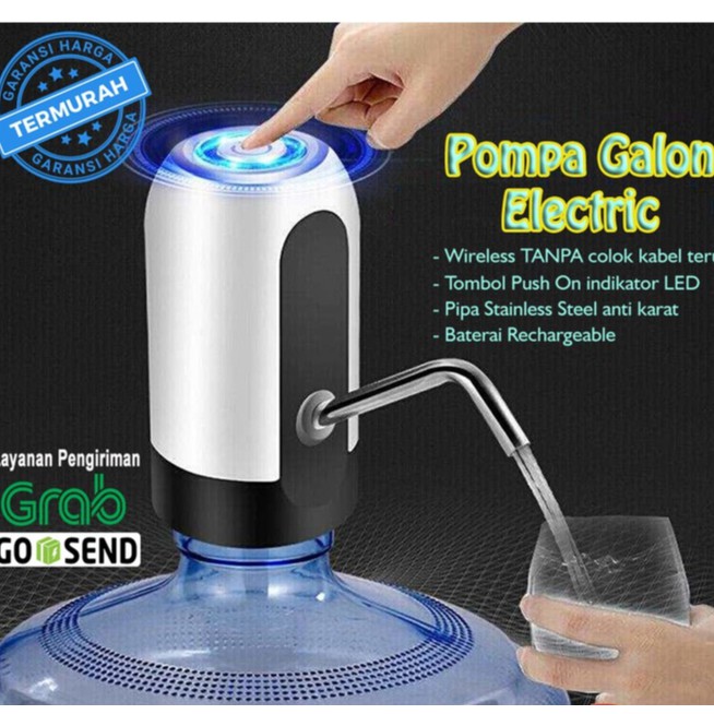 Jual Pompa Galon Elektrik Pakai Led Pompa Galon Led Water Pump