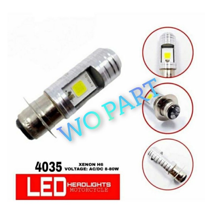 Jual Bohlam Led Headlight Motor Lampu Bohlam Depan Utama 2 Sisi