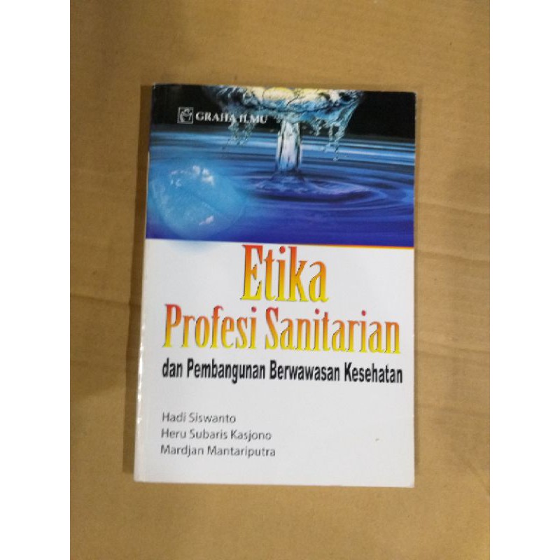 Jual ETIKA PROFESI SANITARIAN HADI SISWANTO BUKU ORIGINAL Shopee