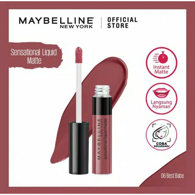 Jual Maybelline Color Sensational Liquid Lipstick Make Up Matte