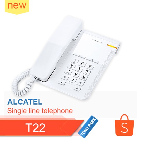 Jual Alcatel T22 Single Line Telephone Analog Shopee Indonesia