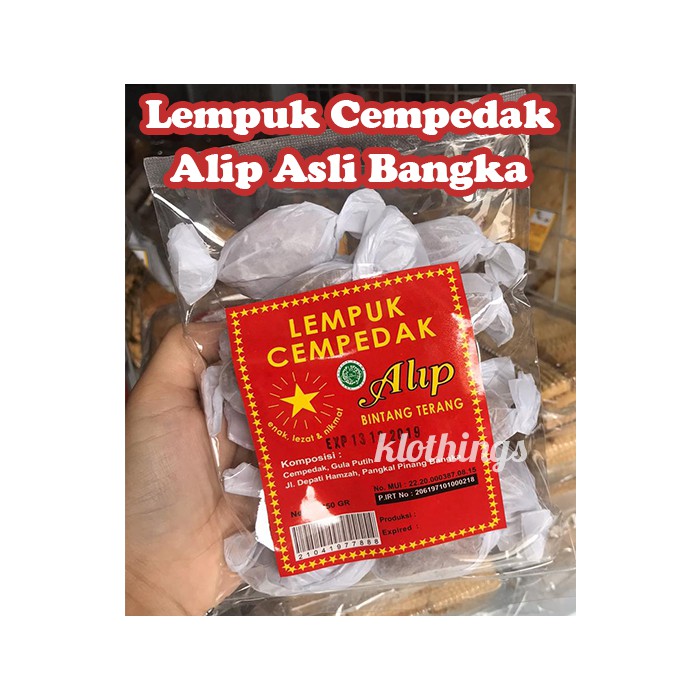 Jual Lempuk Cempedak Cap Alip Bintang Terang Asli Bangka Gr Shopee