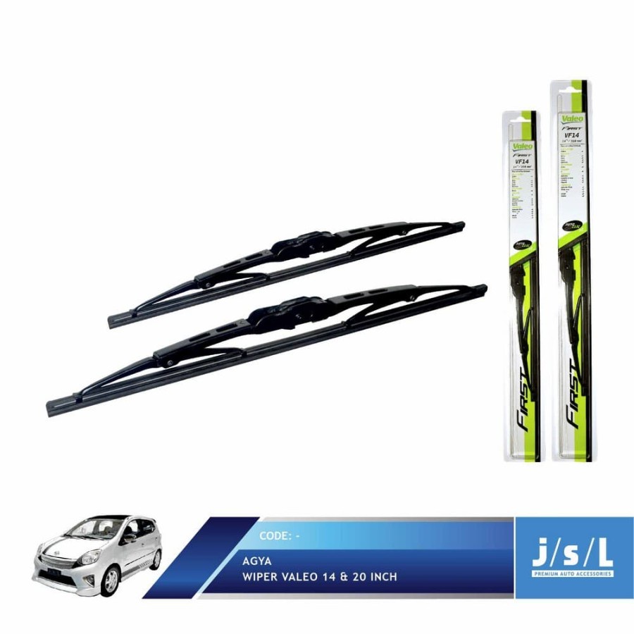 Jual Wiper Valeo 2 Pcs Ukuran Bebas Sesuai Mobil Model CB Shopee