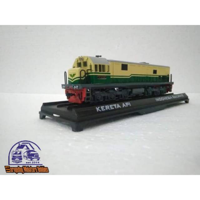 Jual Miniatur Lokomotif Kereta Api Cc Pjka Indonesia Shopee