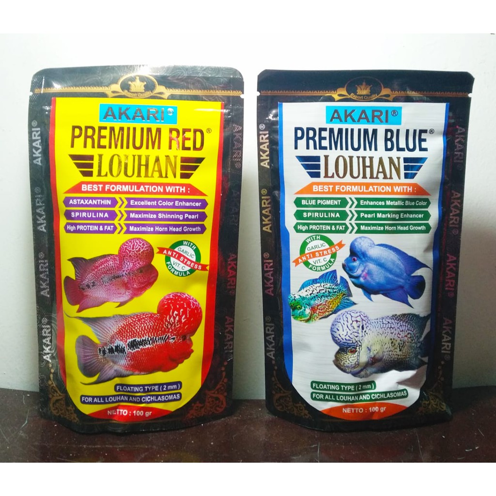 Jual AKARI PREMIUM LOUHAN BLUE RED 100g Shopee Indonesia