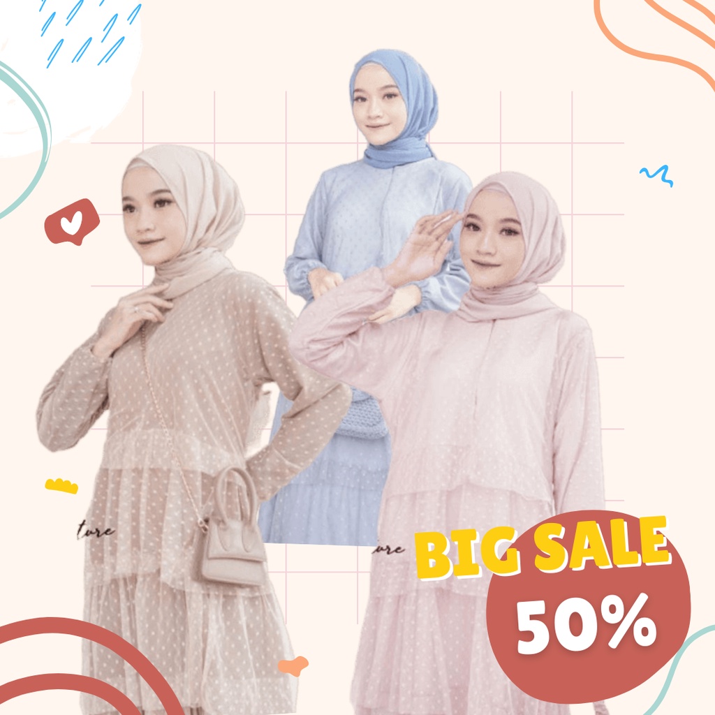 Jual Clearance Sale Brukat Dress By Elsire Dress Prada By Moela