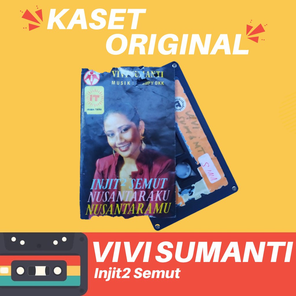 Jual Kaset Pita Vivi Sumanti Asli Radio Walkman Kondisi Bagus Cocok