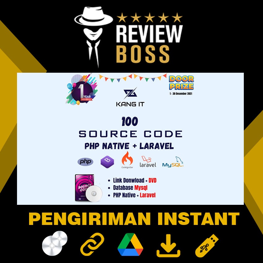 Jual BUNDLE 450 SOURCE CODE APLIKASI SISTEM INFORMASI PHP NATIVE