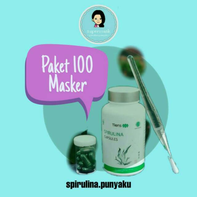 Jual Spirulina Botol Masker Shopee Indonesia