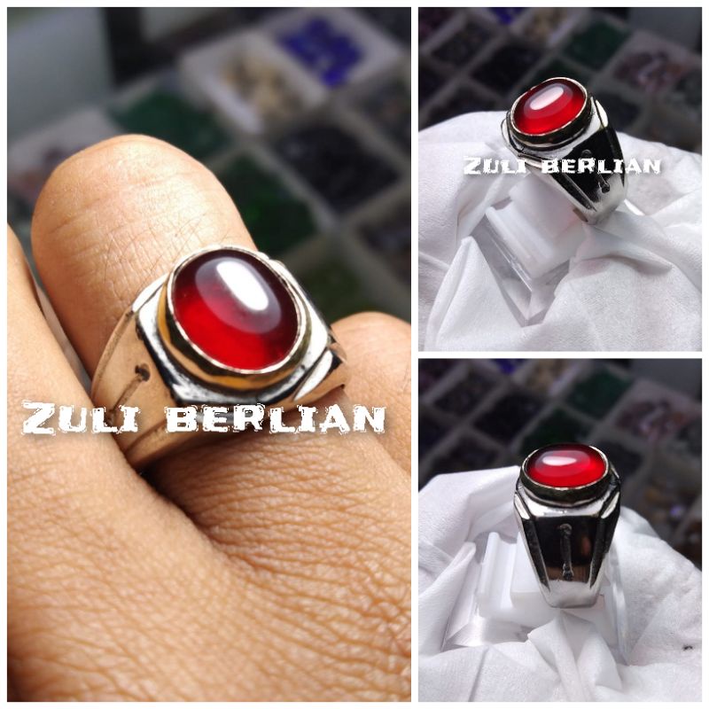 Jual Cincin Batu Merah Siam Shopee Indonesia