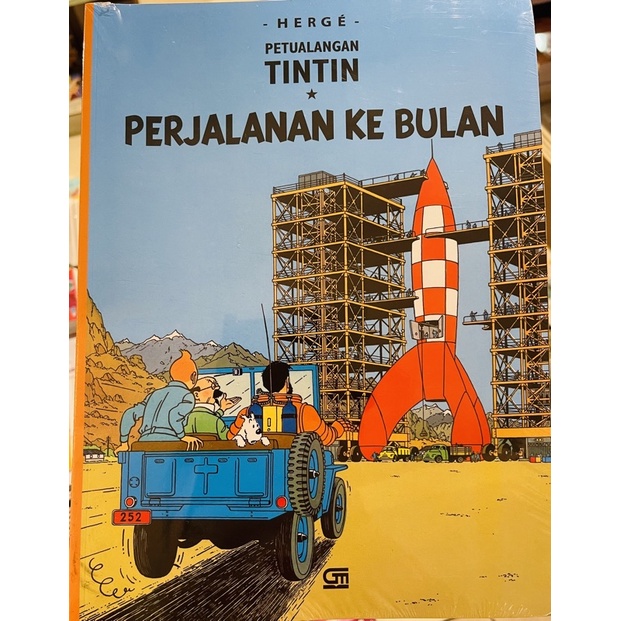 Jual Buku Komik Petualangan Tintin Perjalanan Ke Bulan Shopee Indonesia