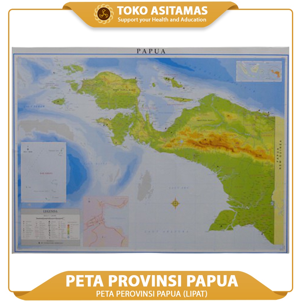 Jual Peta Provinsi Papua Lipat Shopee Indonesia