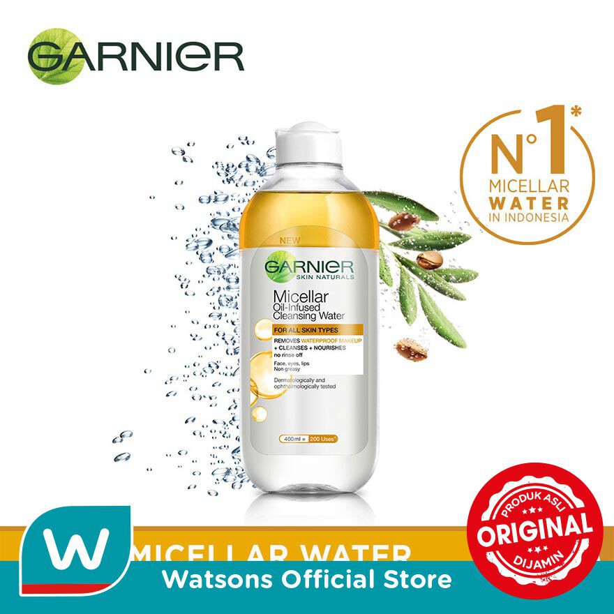 Jual Garnier Micellar Oil Infused Cleansing Water 400ml Shopee Indonesia