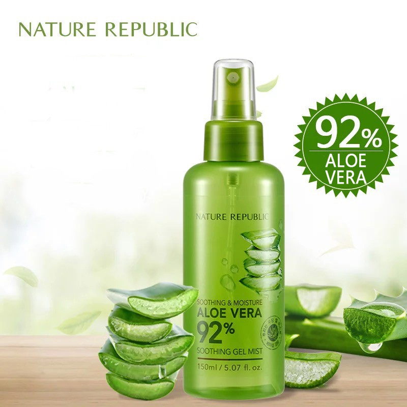 Jual Nature Republic Aloe Vera Soothing Gel Mist ORIGINAL Shopee