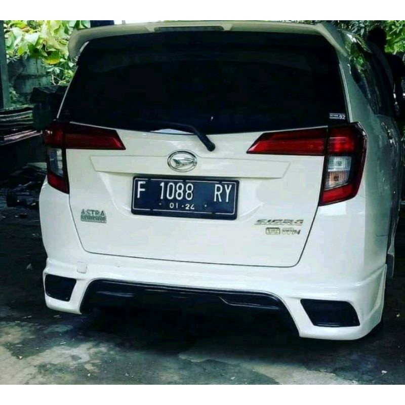 Jual Bodykit Belakang Calya Sigra Model Yaris Bahan FRP PNP Dan Tanpa