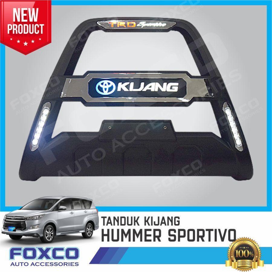 Jual Tanduk Depan Bumper Kijang Hummer With Led Foxco Indonesia Shopee