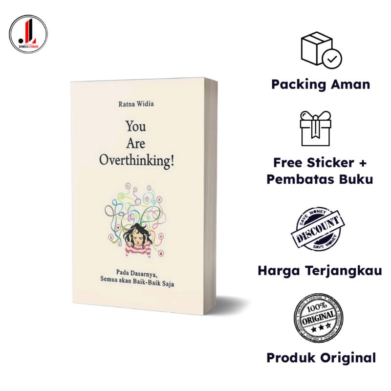 Jual Original You Are Overthinking Pada Dasarnya Semua Akan Baik