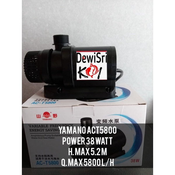 Jual Mesin Pompa Yamano AC T5800 Water Pump Media Sirkulasi Aquarium