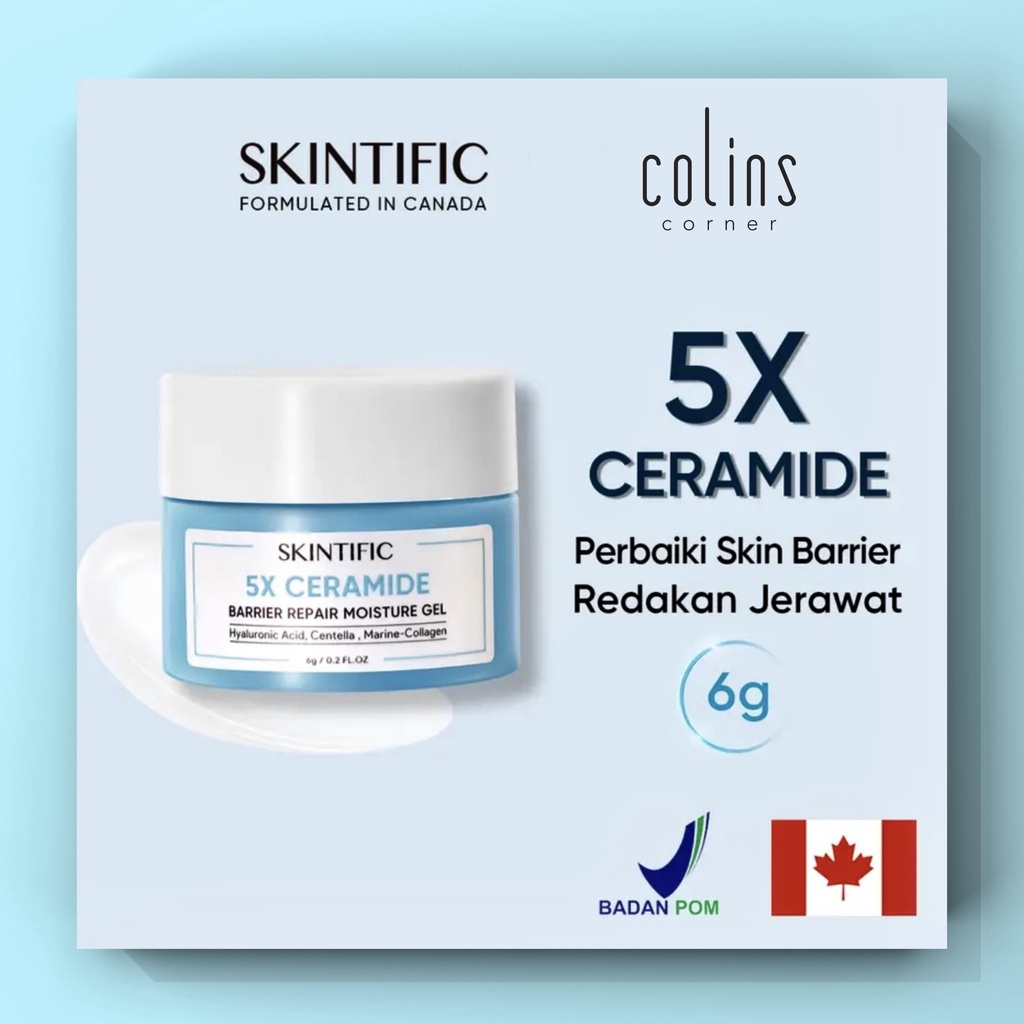 Jual Travel Size SKINTIFIC 5X Ceramide Barrier Repair Moisturizer Gel