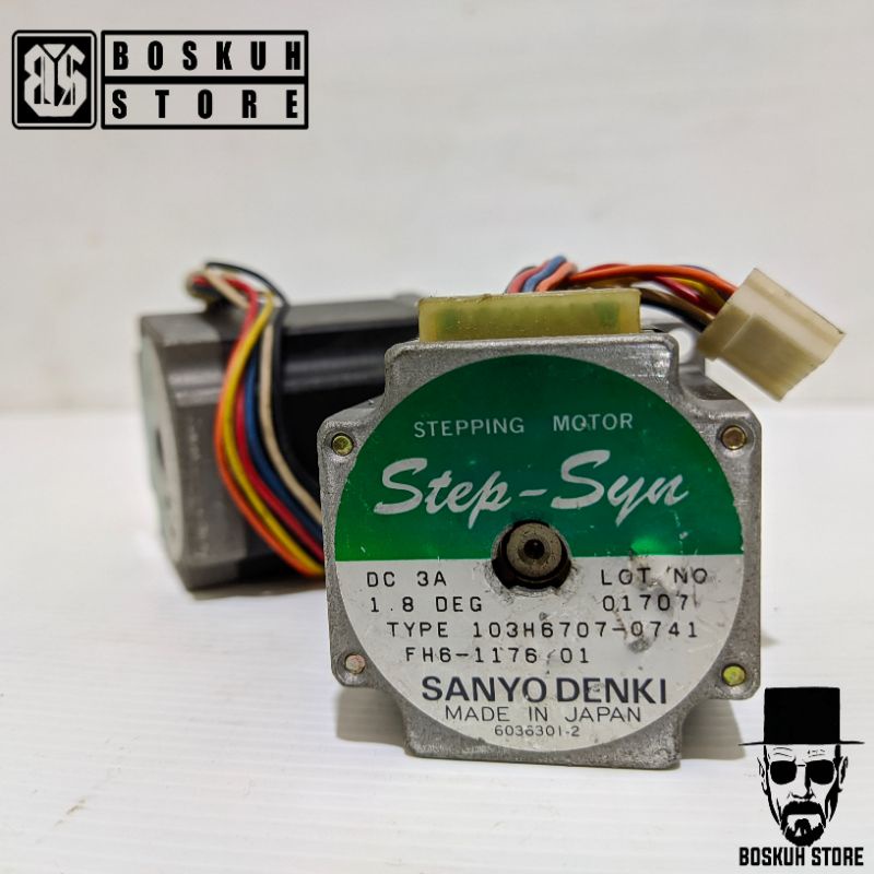 Jual Stepper Motor Sanyo Denki A Step Syn Deg Shopee Indonesia