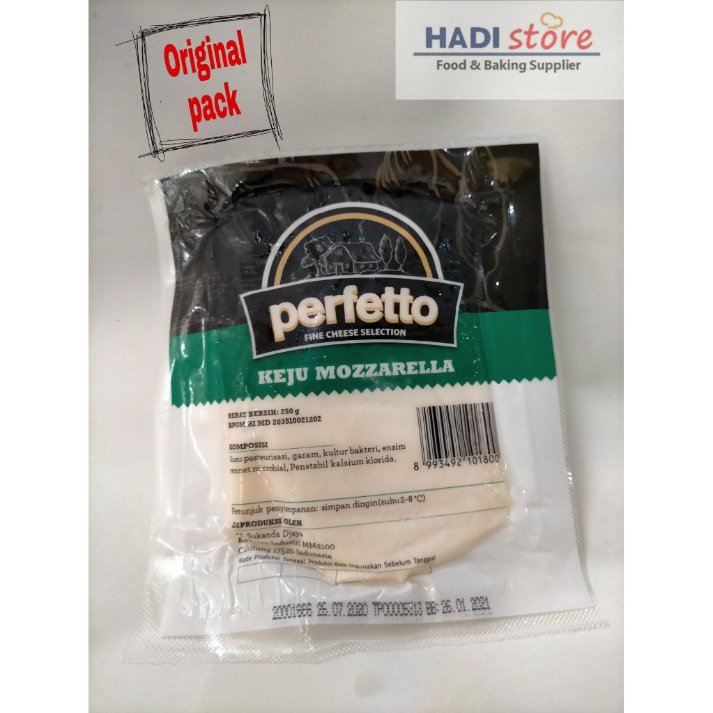 Jual Perfetto Keju Mozarella Cheese Gram Shopee Indonesia