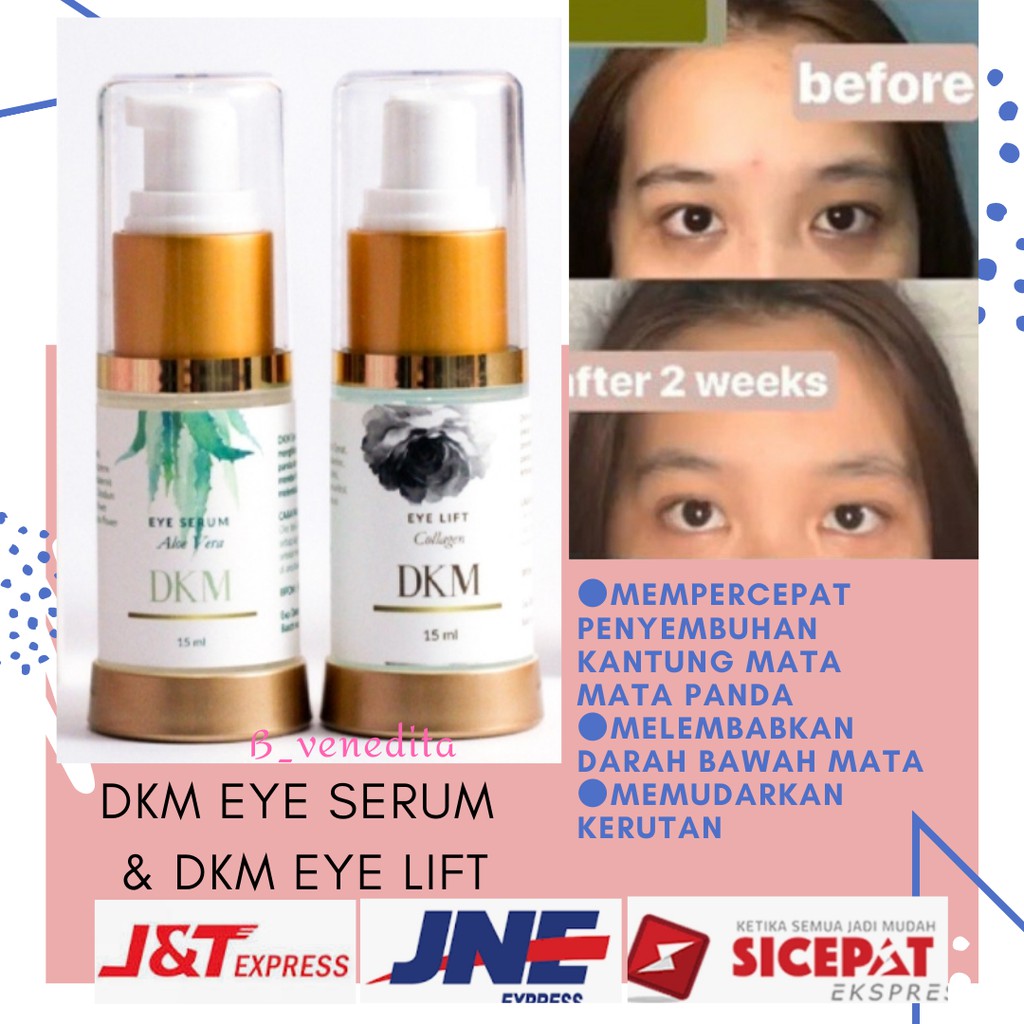 Dkm Beauty Eye Serum Cream Mata Panda Penghilang Kantung Mata Original