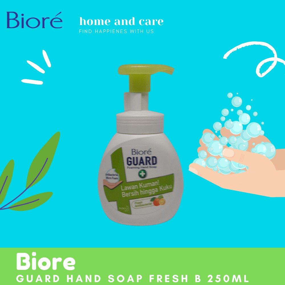 Jual Biore Guard Foaming Hand Soap Fresh Antibacterial Botol Ml