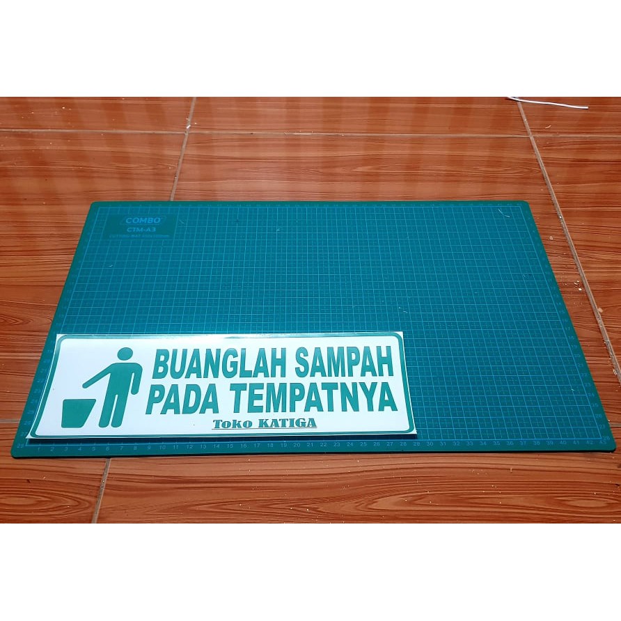 Jual Sticker Himbauan Buanglah Sampah Pada Tempatnya Indonesia Shopee