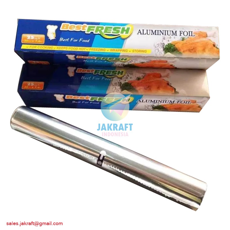 Jual 1 Roll Kertas Aluminium Foil BESTFRESH 30 Cm X 7 6 M Food Grade