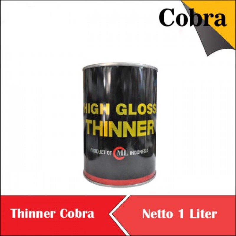 Jual THINNER COBRA HITAM THINER PENGENCER CAT TINER COBRA HITAM HIGH