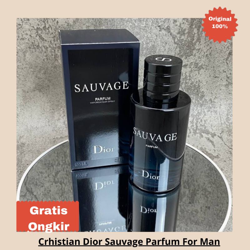 Jual Christian Dior Sauvage Parfum Pria 100ml Authentic Cowok Produk