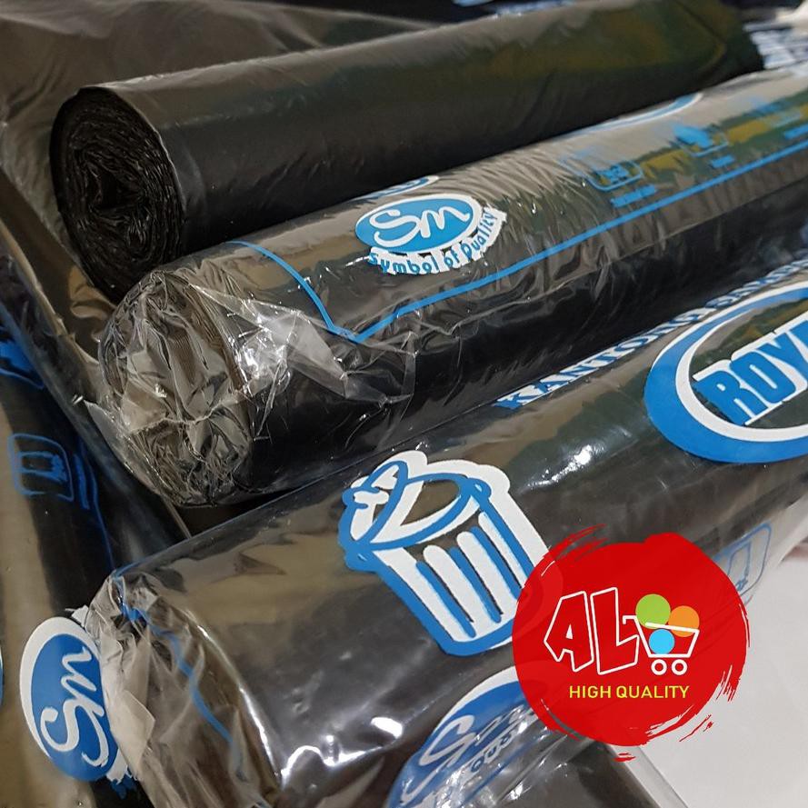 Jual READY M7P Plastik Sampah Roll Kantong Sampah Hitam Trash Bag