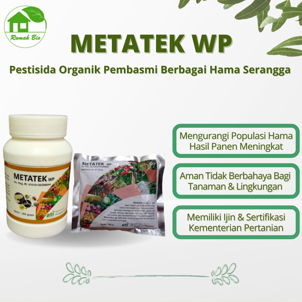 Jual METATEK Metharizium Metarhizium Insektisida Organik Pembasmi