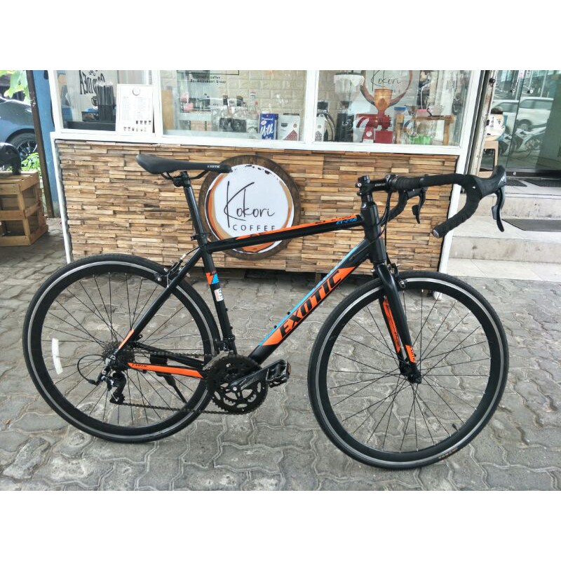 Jual Preloved Sepeda Roadbike Exotic 2708 Alloy 8 Speed Brifter Inner