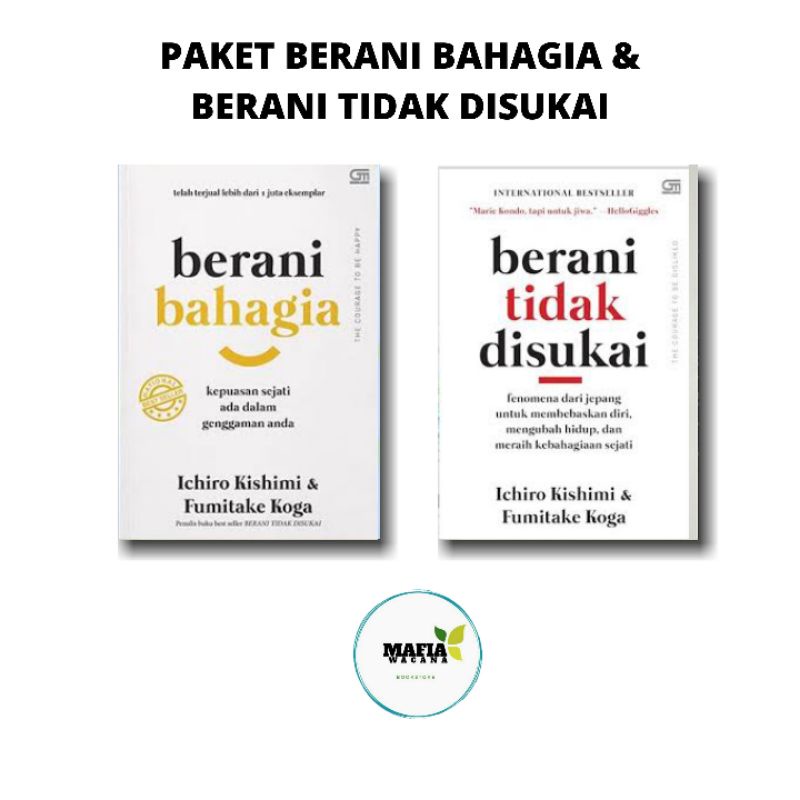 Jual Paket Buku Berani Bahagia Berani Tidak Disukai Ichiro Kishimi