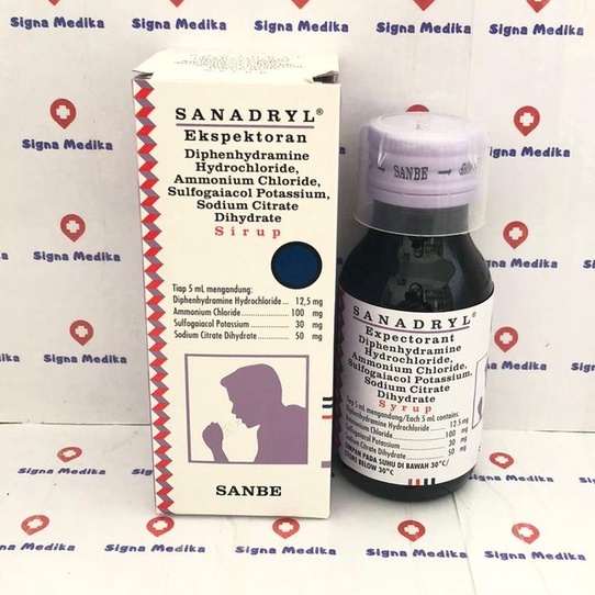 Jual Sanadryl Ekspektoran Ml Batuk Berdahak Shopee Indonesia