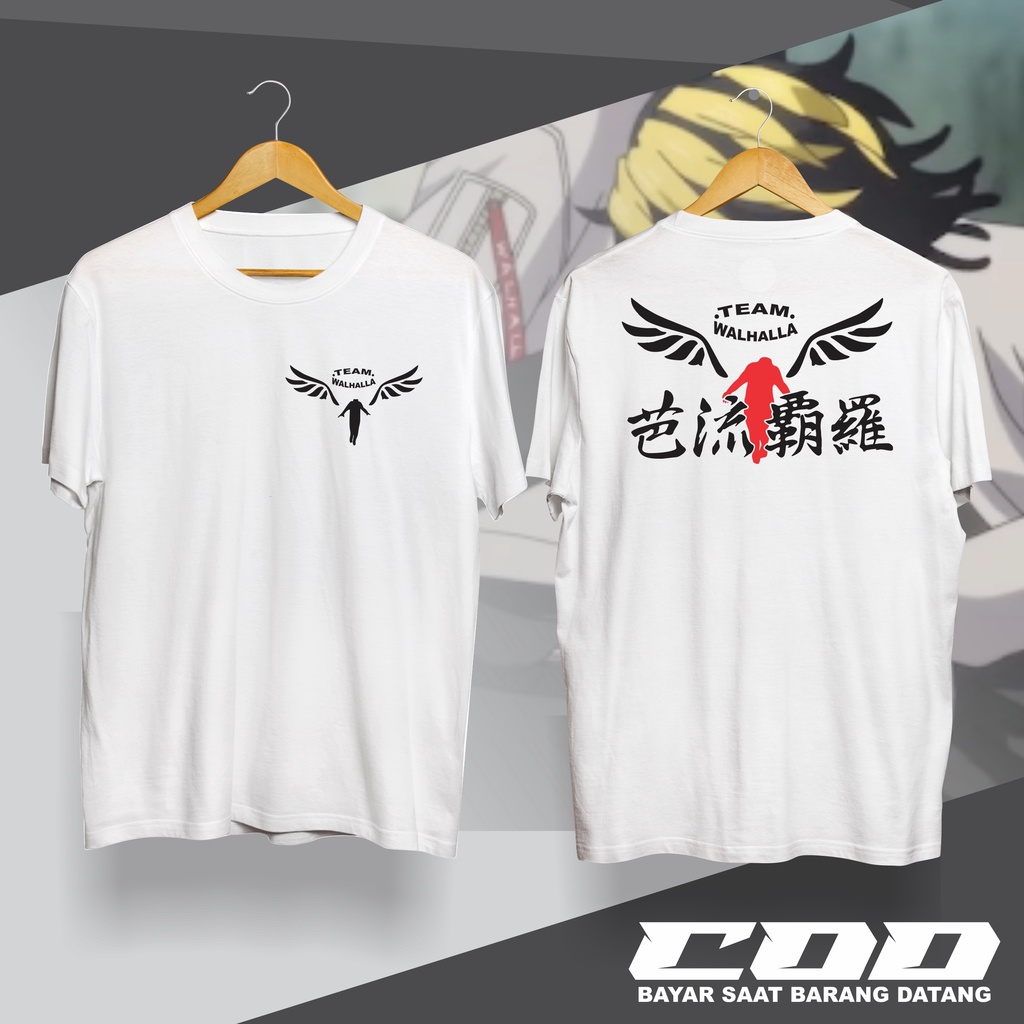 Jual KAOS WALHALLA TOKYO REVENGERS VALHALLA TOKYO MANJI TOKYO DRAKEN