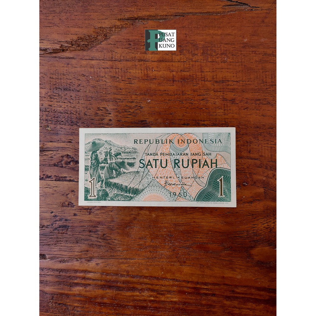 Jual Uang Kuno 1 Rupiah Tahun 1960 Sandang Pangan Shopee Indonesia