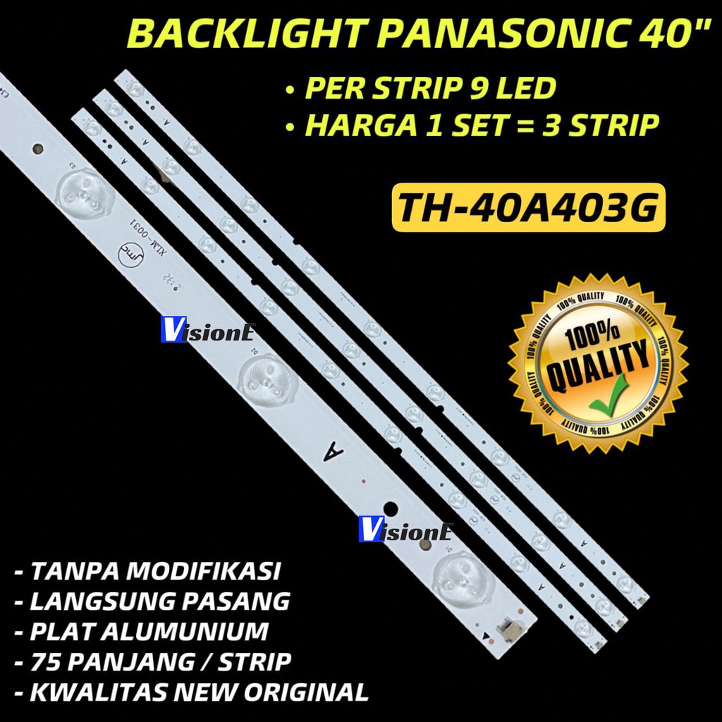 Jual BACKLIGHT TV LED PANASONIC 40 INCH TH 40A403G TH 40A403G 40A403G