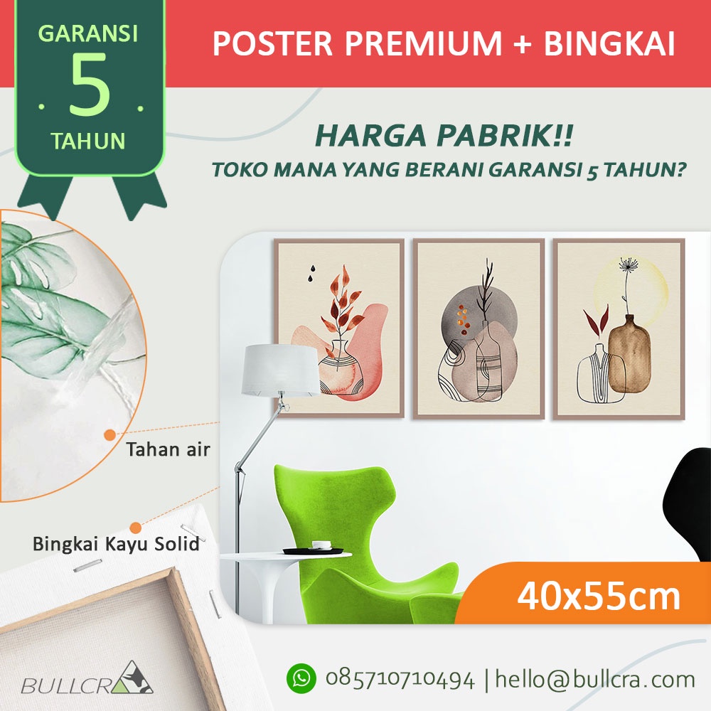 Jual Cetak Poster Wall Decor Abstrak Cetak Foto Hiasan Dinding Murah