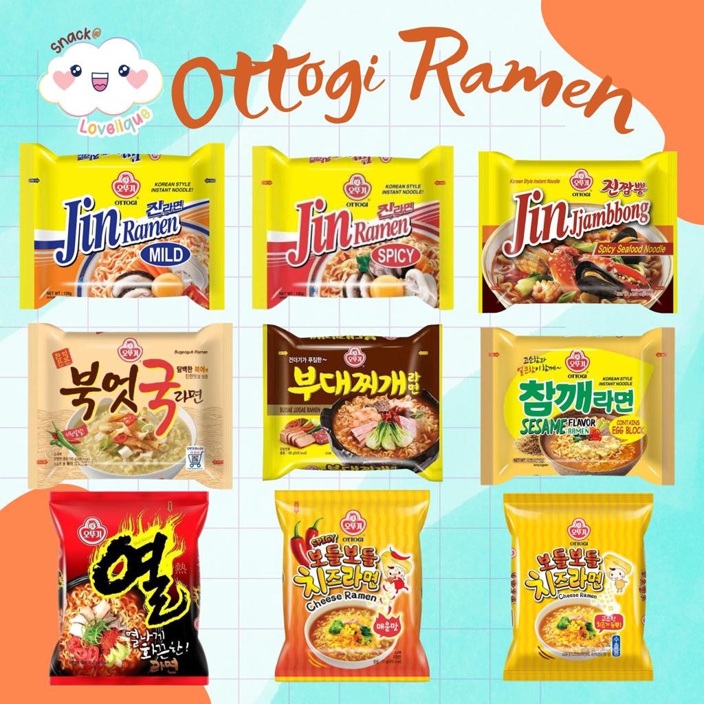 Jual Ottogi Jin Ramen Ramen Korea Mild Spicy Jjampong Jjajang